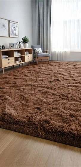Cozy shaggy carpets