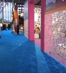 Decorative exhibition carpets