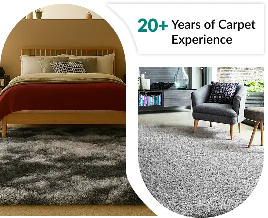 Designer shaggy carpets