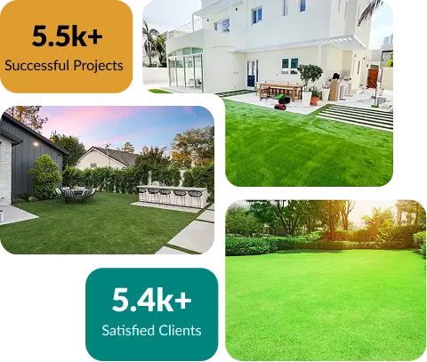 Green artificial grass carpets