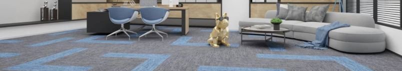 Heavy-duty office carpets