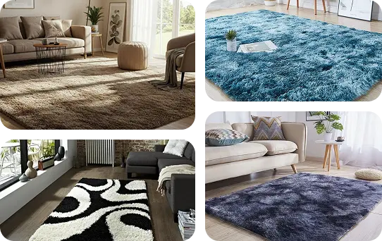 High-quality shaggy carpets