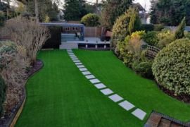 Lawn artificial grass carpets