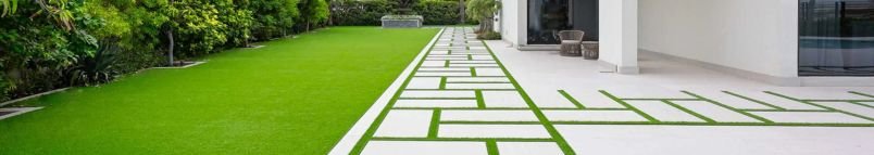Lush artificial grass carpets