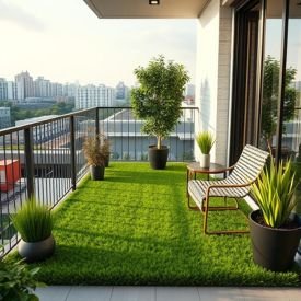 Modern artificial grass carpets