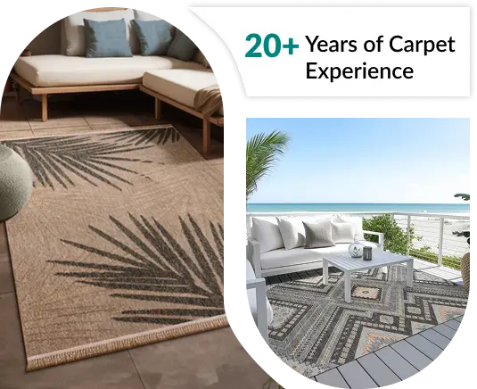 Mold-resistant outdoor carpets