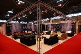 Red exhibition carpets