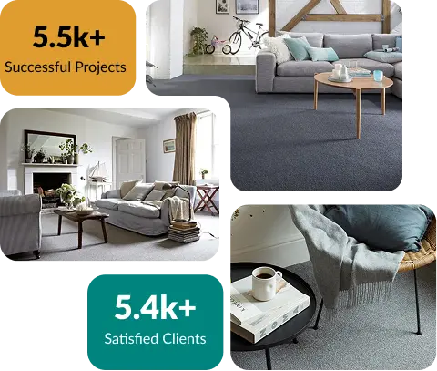 Soft grey carpets