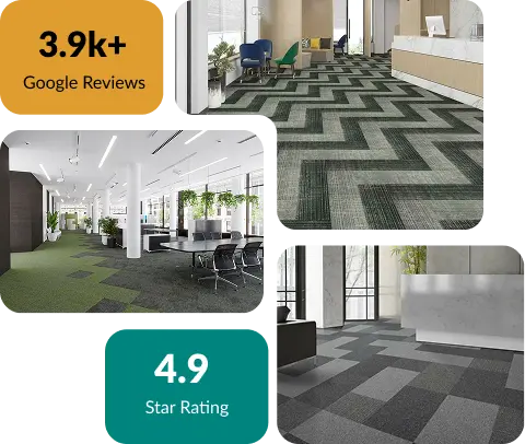 Stain-resistant office carpets