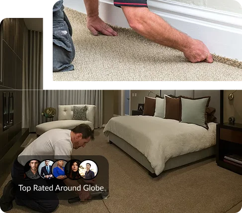 Bedroom Carpet Installation