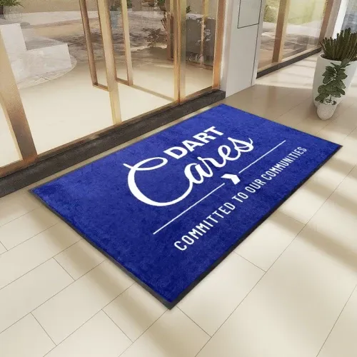 Blue Logo Mats