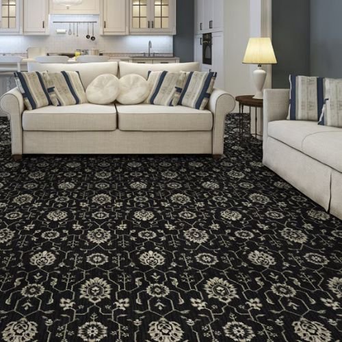 Black Color Carpet