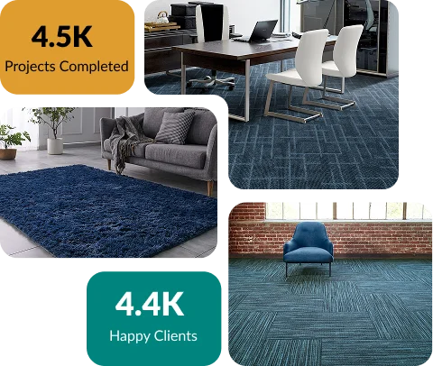 Blue Carpet Different Types
