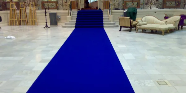 Exhibition Blue Carpet