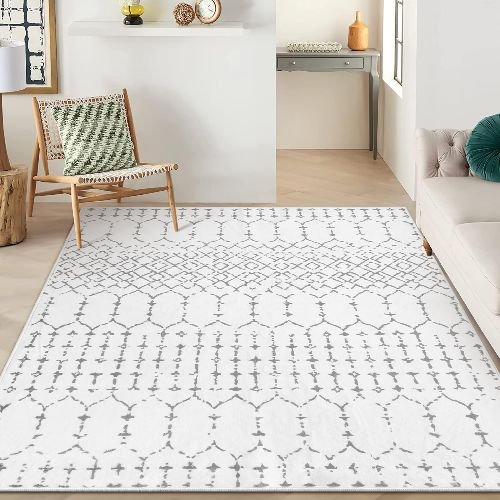 Washable White Carpet