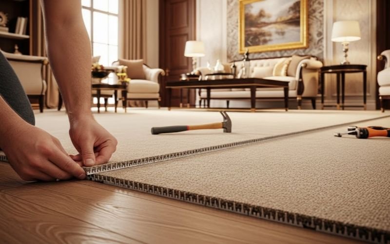Install The Carpet Tack Strip