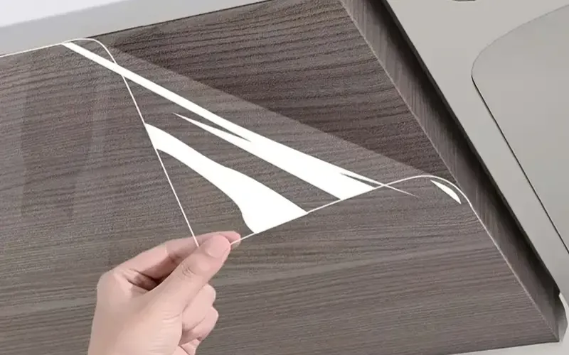 Place A Transparent Sheet Over The Carpet