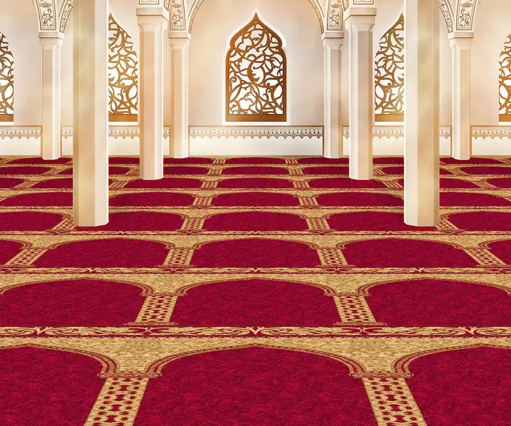 Red Mosque carpet