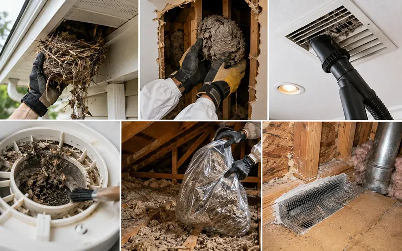 13. Clear Out Nests, Dead Insects and Attic Debris