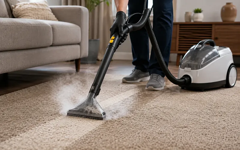 3. Steam Clean Carpets, Rugs and Upholstery