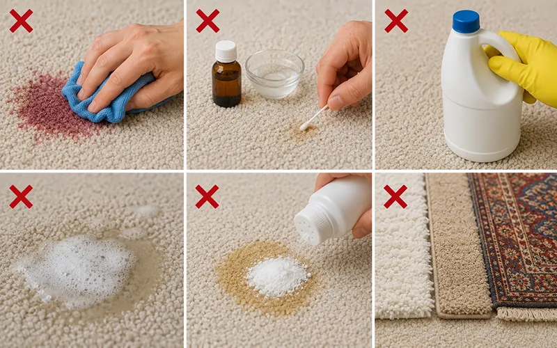 Carpet Cleaning Mistakes to Avoid