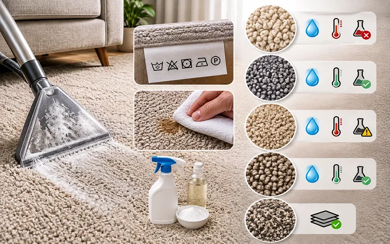 Check Your Carpet Type and Care Instructions First