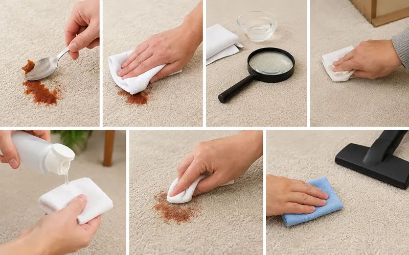 How to Clean Any Carpet Stain 7 Simple Steps