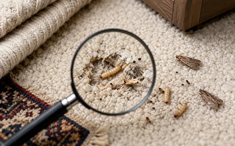 How to Identify a Carpet Moth Infestation