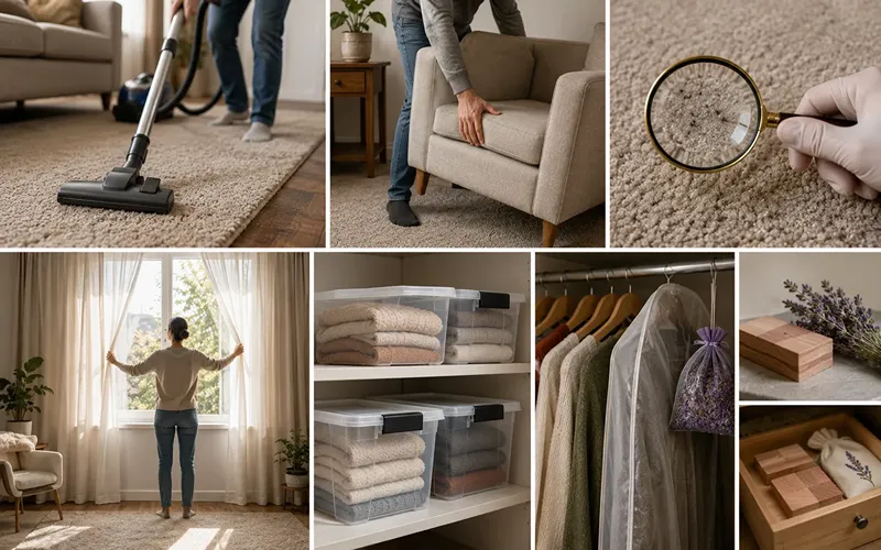 How to Prevent Carpet Moths From Coming Back