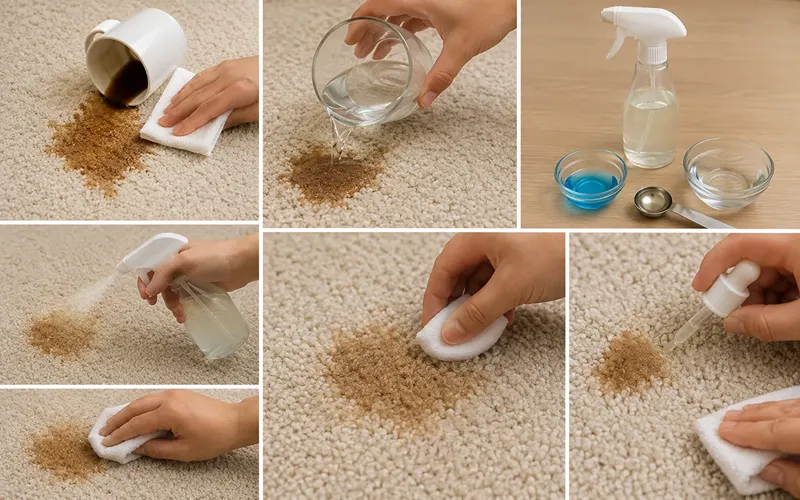 How to Remove Coffee Stains from Carpet
