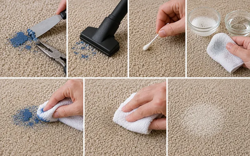 How to Remove Dried Paint From Carpet