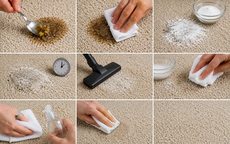 How to Remove Oil and Grease Stains from Carpet