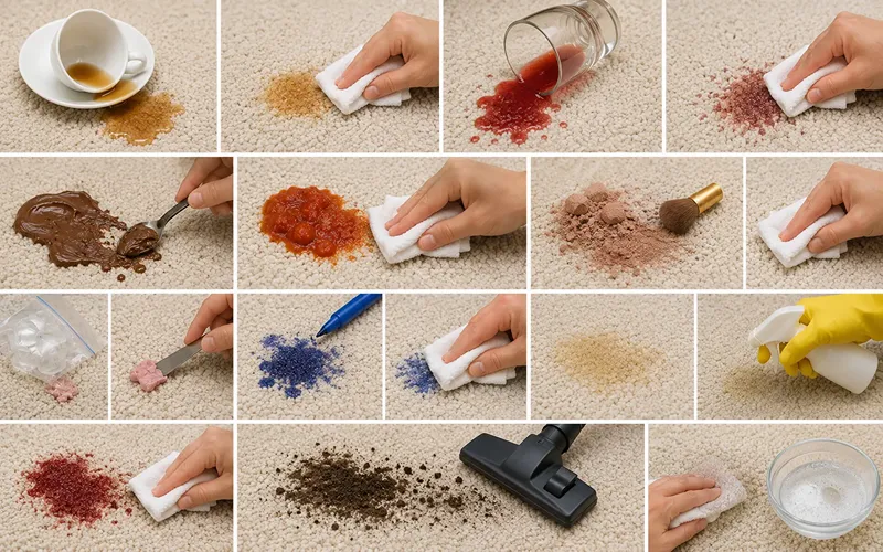How to Remove Other Common Carpet Stains