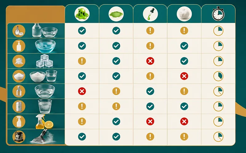 Slime Removal Methods Compared at a Glance