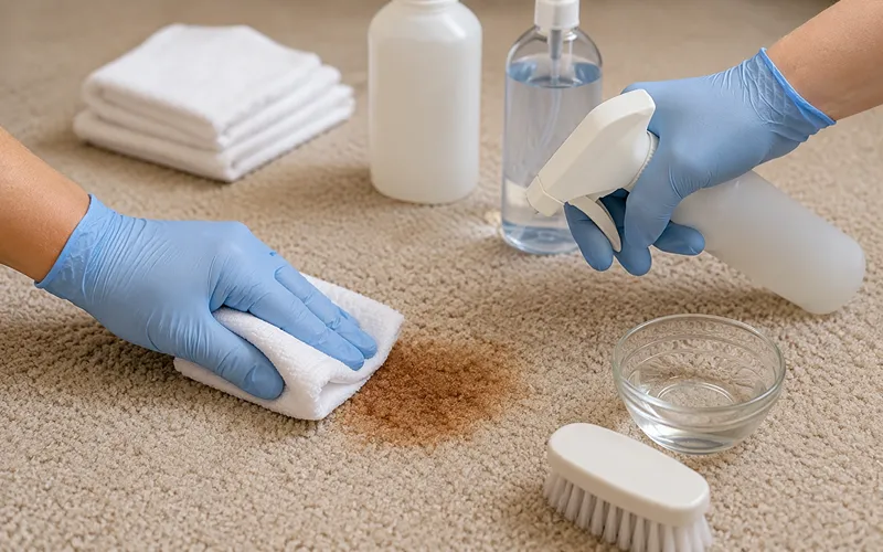 Step 3 Treat Stains Before You Deep Clean