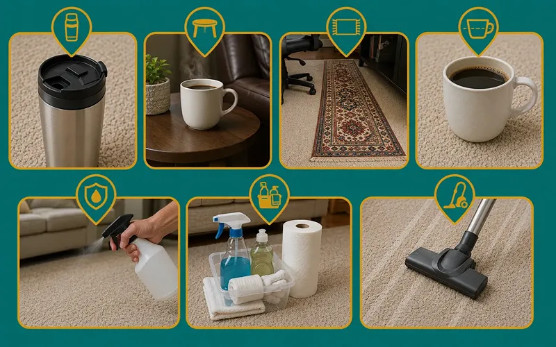 How to Prevent Coffee Stains on Carpet.