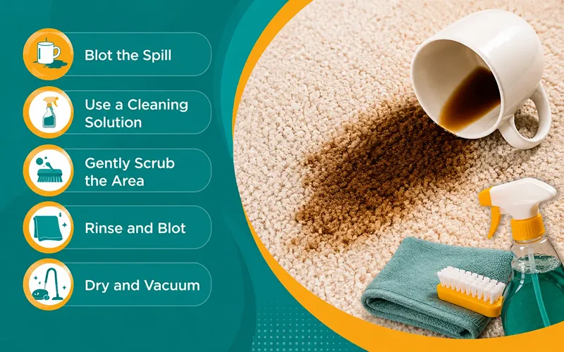 How to Remove Coffee Stain from Carpet