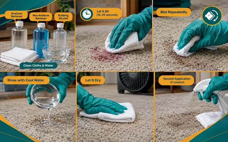 Method A Acetone or Non-Acetone Remover (Primary Method)