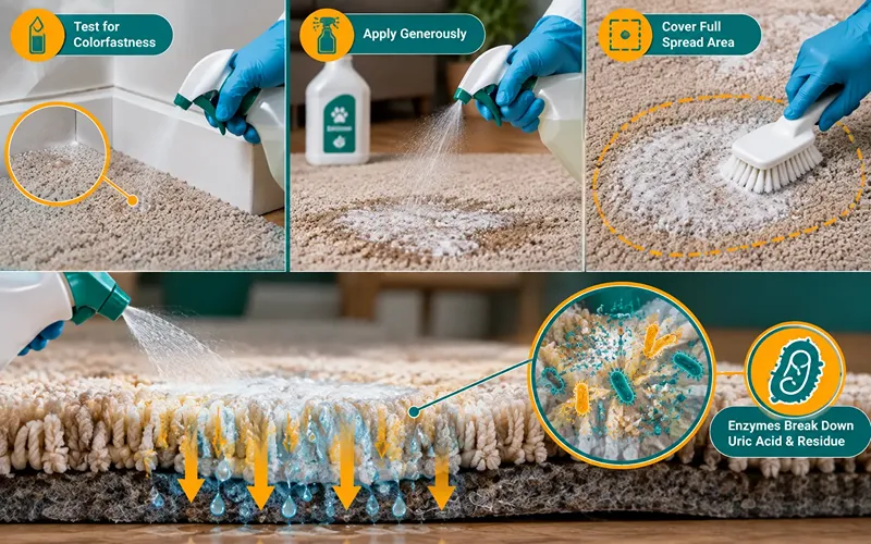 Step 3 Apply an Enzyme Cleaner