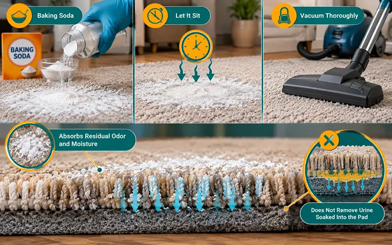 Step 6 Deodorize with Baking Soda