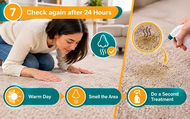 Step 7 Check again after 24 Hours