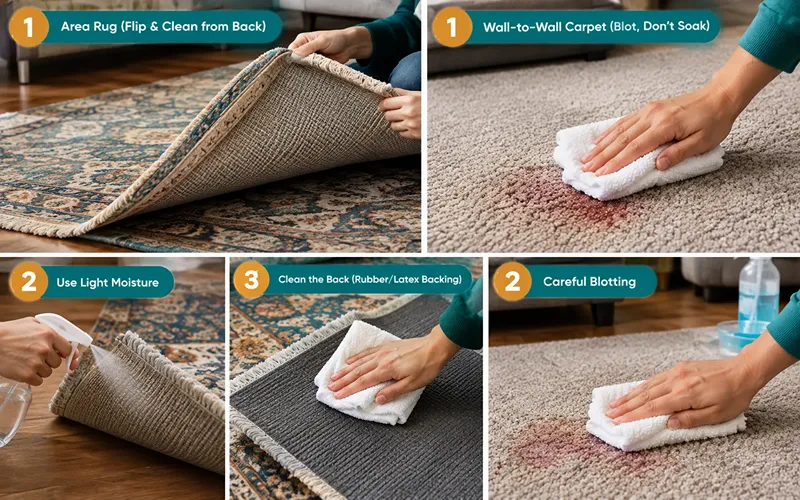 Treating an Area Rug vs. Wall-to-Wall Carpet