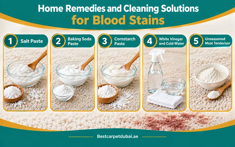 Home Remedies and Cleaning Solutions for Blood Stains