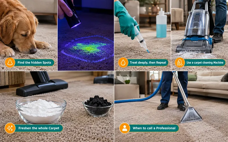 How to Remove Old or Set-In Pet Odors