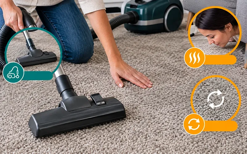 Step 7 Vacuum and check